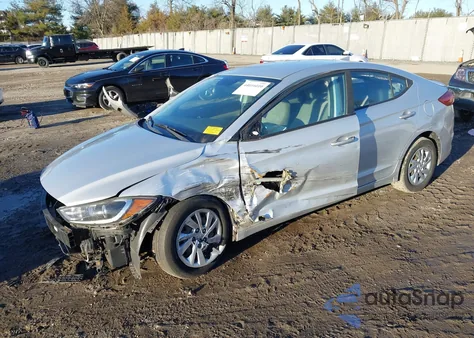 2017 Hyundai Elantra Se из США, поврежденный, VIN KMHD74LF9HU340283